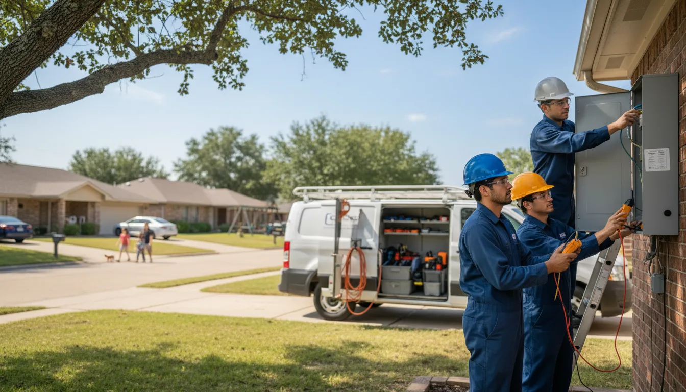 Certified electrician providing emergency electrical services in Stilwell, OK